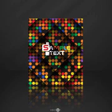 Abstract Colorful Mosaic Pattern Design Abstract Colorful Mosaic Pattern D... Foto stock