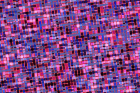 Abstract colorful mosaic pattern with pink purple and blue tones Stock Illustration