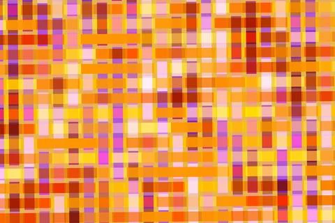 Abstract colorful mosaic pattern with warm tones and squares Illustrazione stock