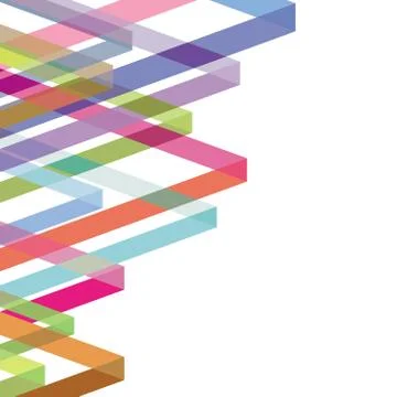 Abstract colorful note stripes, background - illustration Stock Illustration