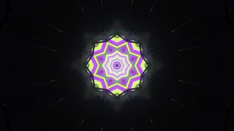 Abstract colorful octagonal shape Stock Illustration