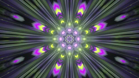 Abstract colorful octagonal shape Stock Illustration