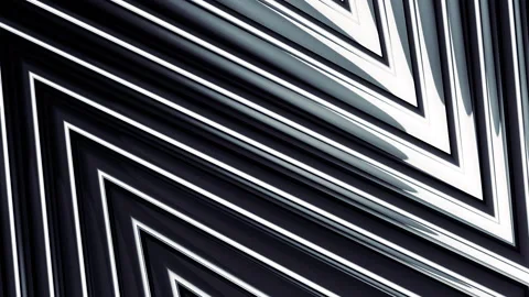 Abstract colorful optical illusion with slowly moving triangular shapes Stock Footage 184990171