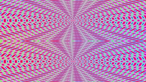 Abstract colorful optical illusion wave pattern background loop Stock Footage 339796083