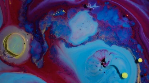 Abstract colorful paint. Stock-Footage 85609039