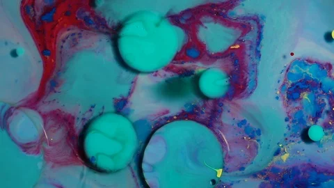 Abstract colorful paint. Stock-Footage 85609103