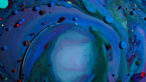 Abstract colorful paint. Stock-Footage 85609221