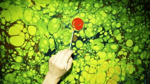 Abstract Colorful Paint Ink Explode Diffusion Psychedelic Blast Movement. Stock Footage 140454049