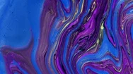 Abstract Colorful Paint Liquid Diffusion Psychedelic Movement Stock Footage