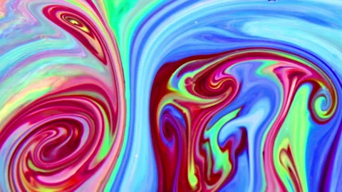 Abstract Colorful Paint Seamless Pattern Texture 13 Stock Footage 315139271