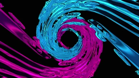 Abstract colorful paint splash isolated seamless loop. Stock Footage 105576864