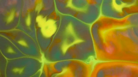 Abstract colorful paint. Top view Stock Footage 84886743