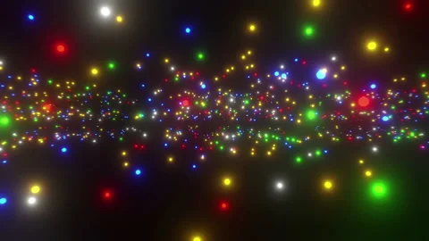 Abstract Colorful Particles Background Stock Footage 239847507