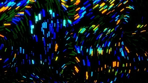 Abstract Colorful Particles Background. Loop Stock Footage 113472184