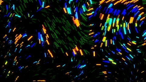 Abstract Colorful Particles Background. Loop Stock Footage 113472189