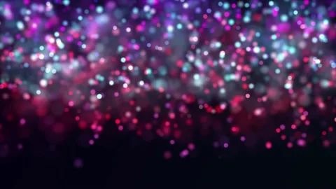 Abstract Colorful Particles Background Loop Stock Footage 202542462