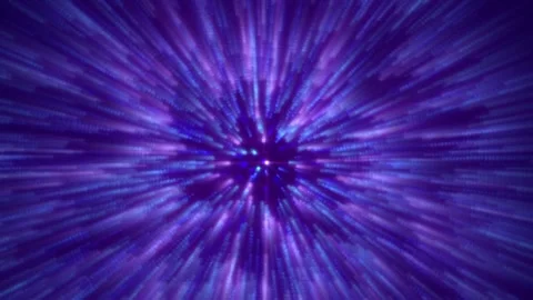 Abstract colorful particles circular motion background Stock Footage 256594834