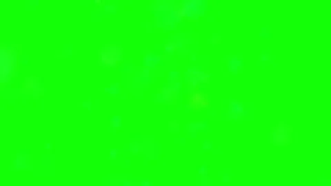 Abstract Colorful Particles Exploding Against Solid Green Background Stock Footage 304632801