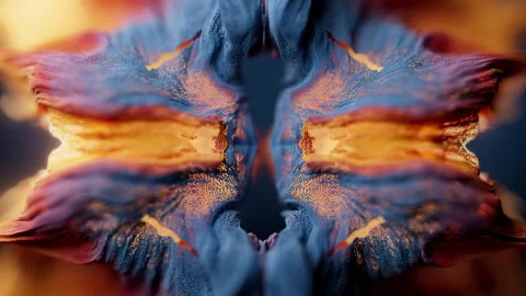 Abstract colorful particles fluid motion. Stock Footage 271630262