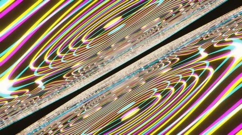 Abstract colorful pattern and texture seamless loop motion graphics. Stock Illustration