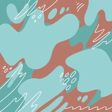 Abstract colorful pattern cartoon texture for doodle geometric background. Gr 스톡 일러스트