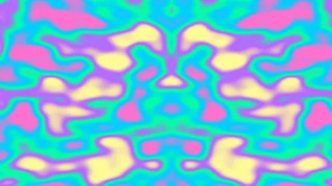 Abstract Colorful Pattern Gentle Waves Moving Across Vibrant Surface in Sof.. Video stock 337888260