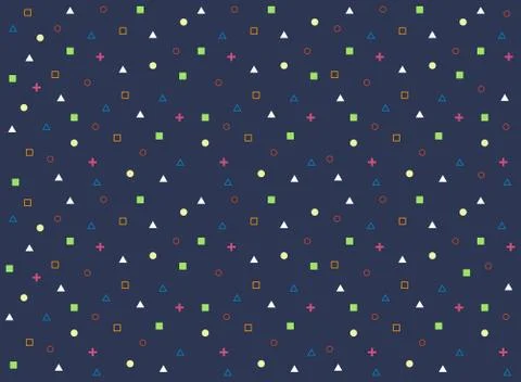Abstract colorful pattern of geometric background. Stock Illustration