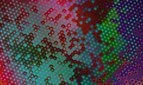 Abstract colorful pattern of geometric dots. honey comb pattern. Stock Illustration
