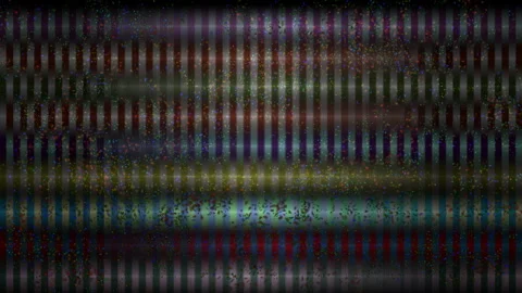 Abstract Colorful Pattern with Glitter Effects and Dynamic Striped Patterns Stock Footage 297200078