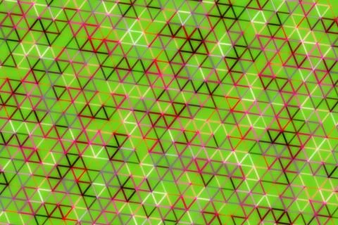 Abstract colorful pattern with overlapping star shapes Stock Photos
