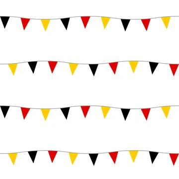 Abstract colorful pattern. Seamless print composed of red, yellow, black flag Stock Illustration