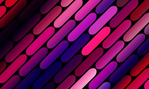 Abstract colorful pattern of straight diagonal line stripes Stock Illustration