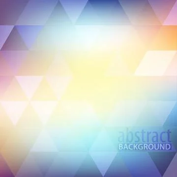 Abstract colorful pattern with triangles. Vector Stock Illustration