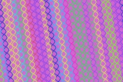 Abstract colorful pattern with vibrant circles and lines Stock Photos