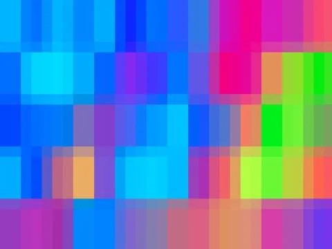 Abstract Colorful Pixel Mosaic Pattern Background Stock Illustration