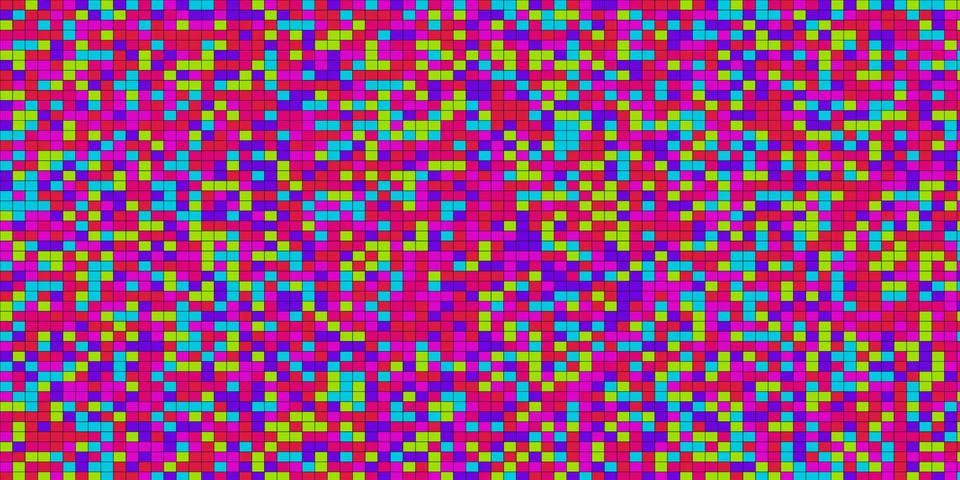 Abstract colorful pixel pattern background Stock Illustration