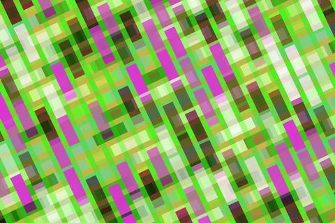 Abstract colorful pixel pattern with green purple shades Stock Illustration