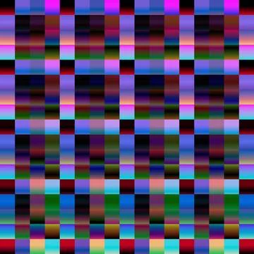 Abstract Colorful Pixelated Grid Texture Stock Illustration