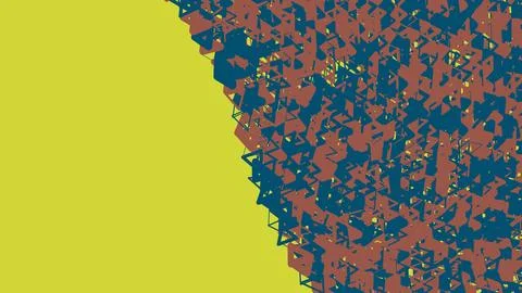 Abstract colorful pixelated map design Stockillustratie