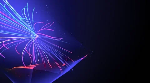 Abstract colorful Plexus Background Stock-Footage 65530874