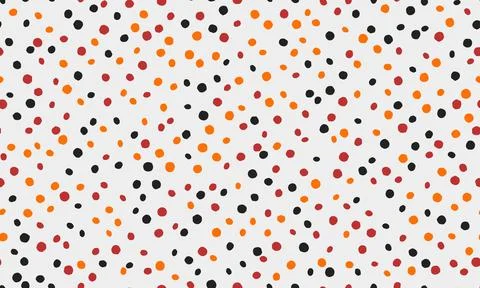 Abstract colorful polka dot pattern.  Versatile design ideal for backgrounds, Illustrazione stock