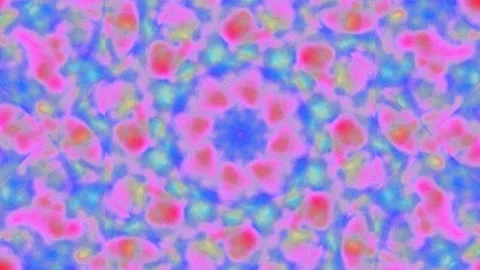 Abstract colorful psychedelic background with flowing radial patterns and v.. Stock Footage 339346774