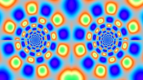 Abstract Colorful Psychedelic Fluid Background Hypnotic Pattern Design Stock Footage 339787652