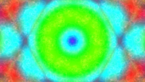 Abstract Colorful Psychedelic Gradient Energy Ring Background Video Loop Stock Footage 337707776