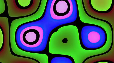Abstract colorful  psychedelic graphics  background Illustrazione stock