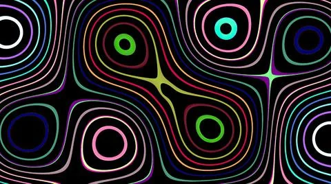 Abstract colorful  psychedelic graphics  background Illustrazione stock