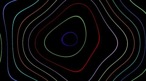 Abstract colorful  psychedelic graphics  background Stock Photos