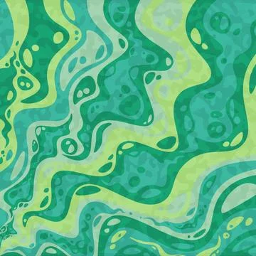 Abstract colorful psychedelic groovy background. Stock Illustration