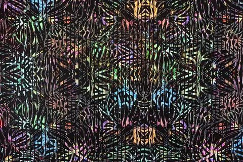 Abstract colorful psychedelic pattern texture 스톡 사진