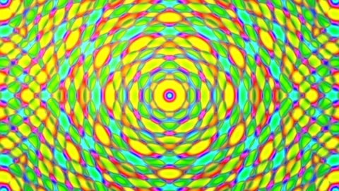 Abstract colorful psychedelic vortex background pattern for vibrant motion .. Stock Footage 337658389